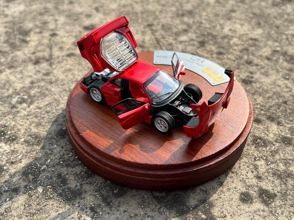 Mô hình xe PGM 1:64 Ferrari F40 Luxury Version in Red / PGM-640901B