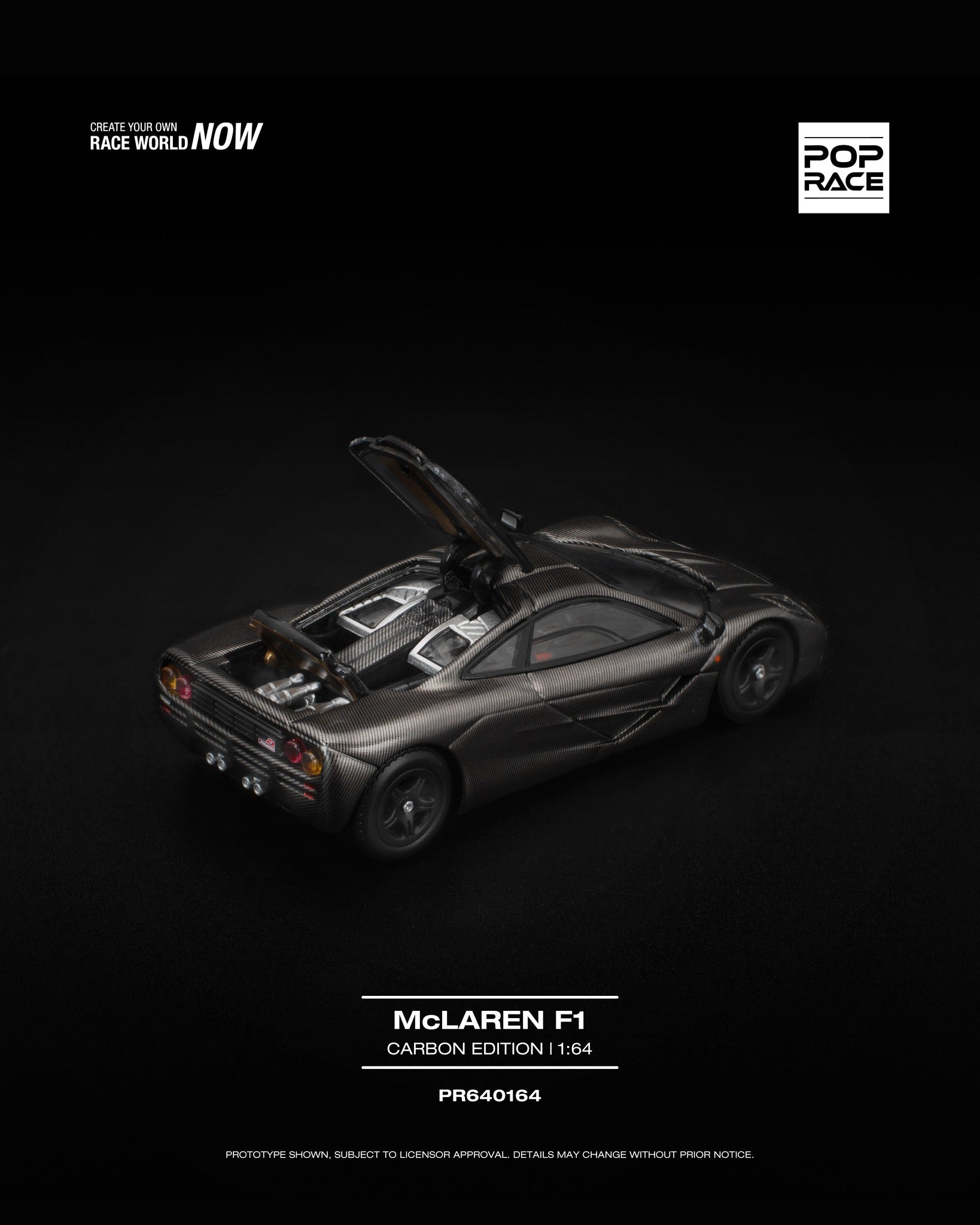 [Mocus Bán lượt mua trước] Sắp ra mắt tháng Q1/2026 mô hình xe POPRACE 1:64 McLaren Mcllaren F1 #164