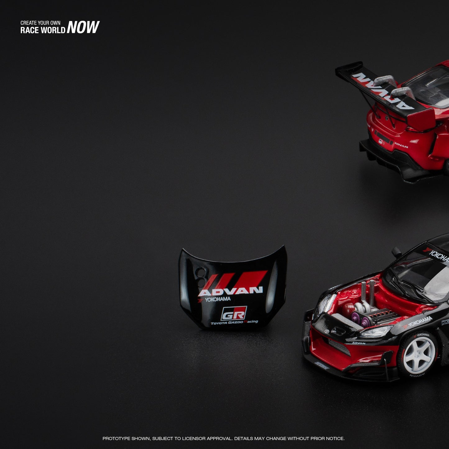 [Mocus Bán lượt mua trước] Sắp ra  mắt mô hình xe POPRACE 1:64Toyota GR86 Có Thể Mở Nắp Advan #228