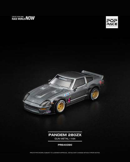[Mocus Bán lượt mua trước] Sắp ra mắt tháng Q1/2026 mô hình xe POPRACE 1:64 Nissan 280 ZX Rocket bunny #390