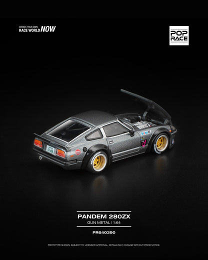 [Mocus Bán lượt mua trước] Sắp ra mắt tháng Q1/2026 mô hình xe POPRACE 1:64 Nissan 280 ZX Rocket bunny #390