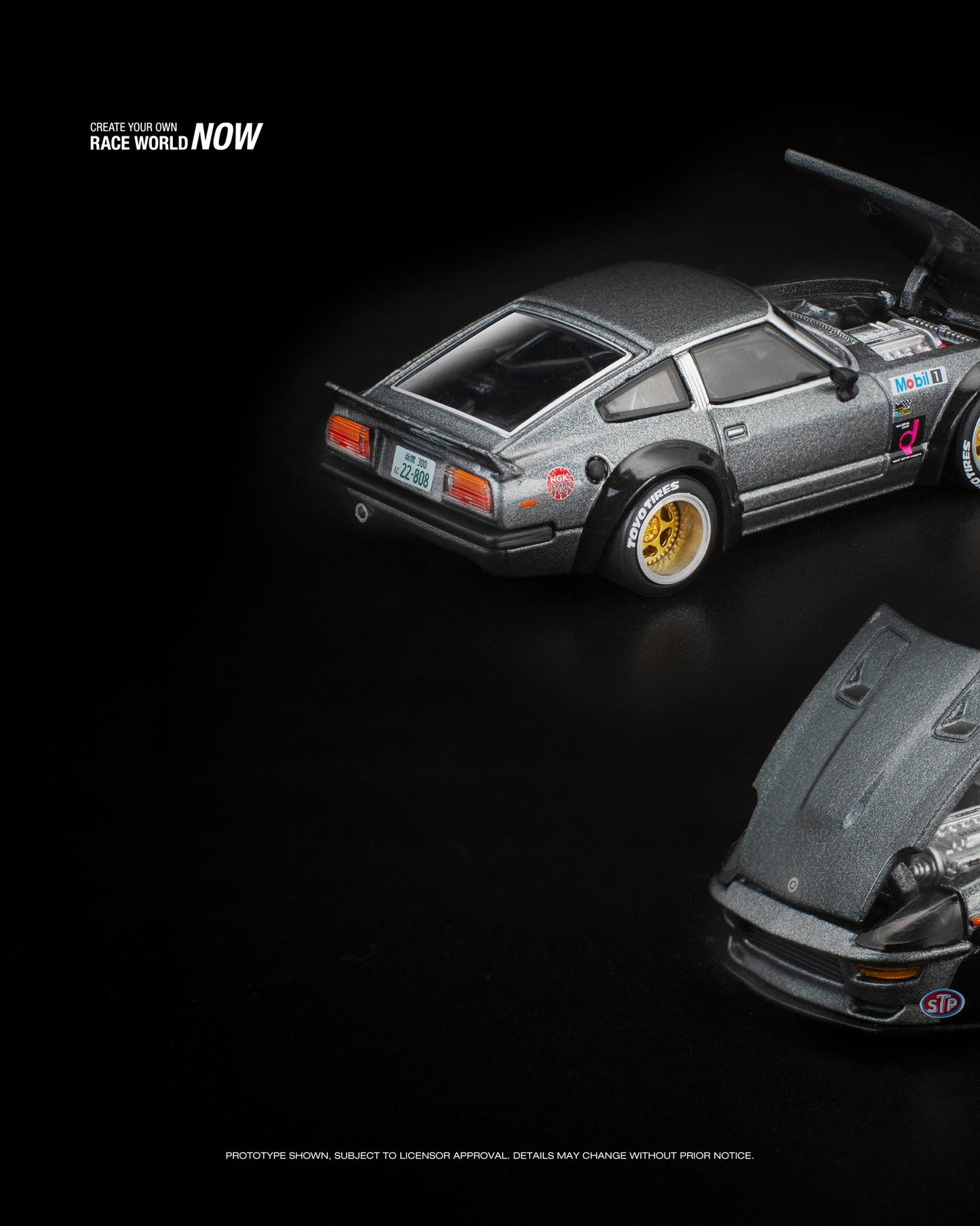 [Mocus Bán lượt mua trước] Sắp ra mắt tháng Q1/2026 mô hình xe POPRACE 1:64 Nissan 280 ZX Rocket bunny #390