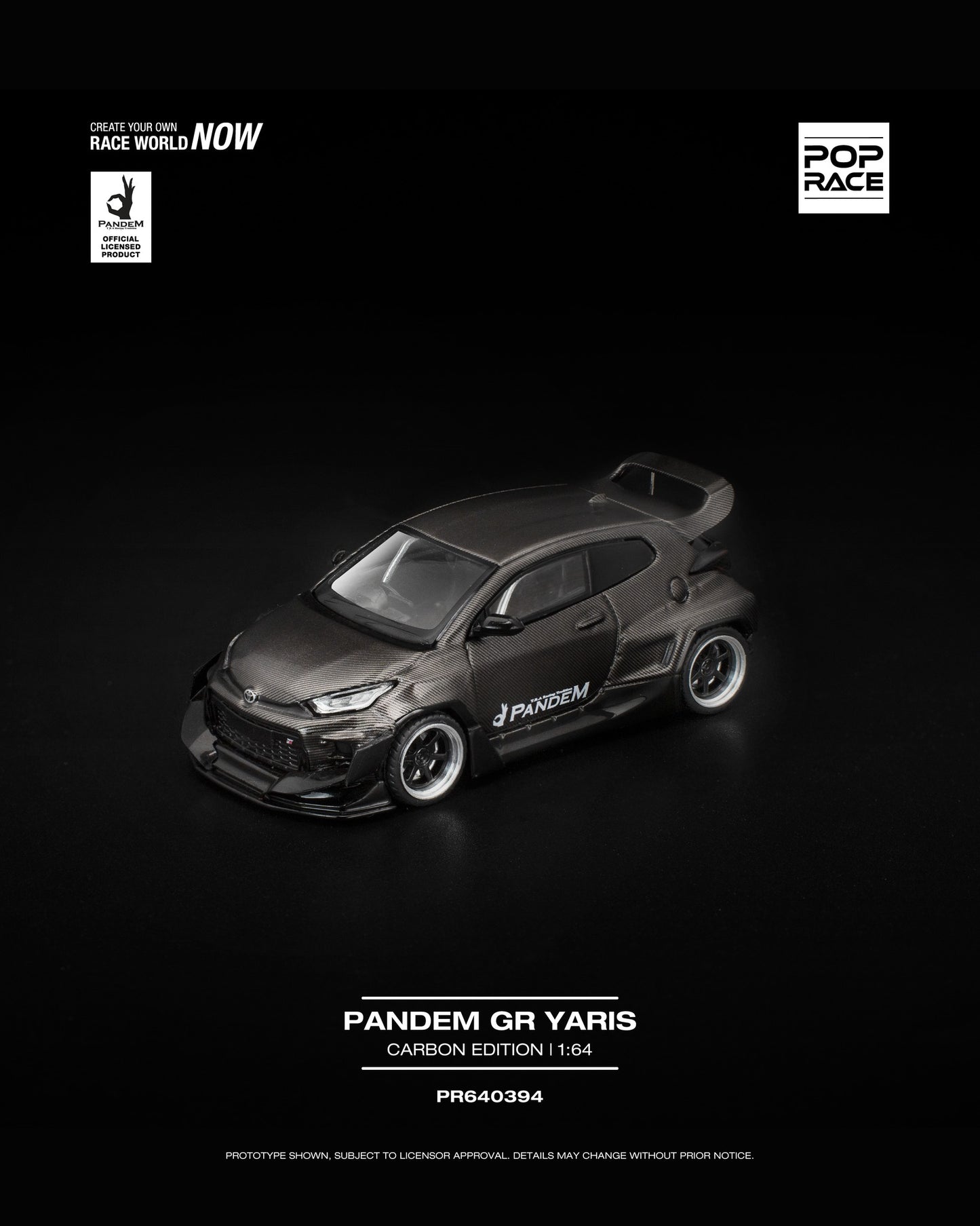 [Mocus Bán lượt mua trước] Sắp ra mắt tháng Q1/2026 mô hình xe POPRACE 1:64 Toyota Gr Yaris Rocket bunny #394