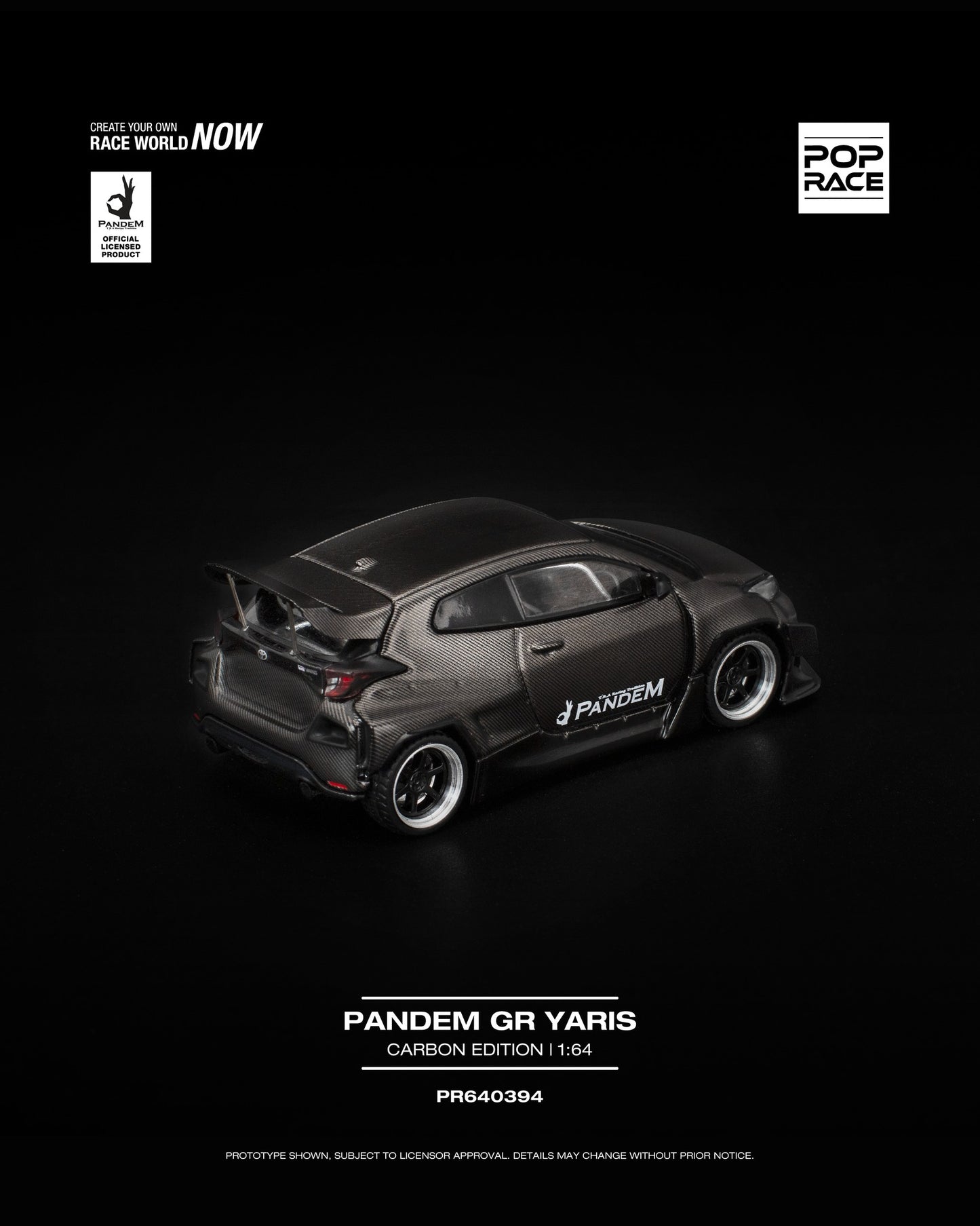 [Mocus Bán lượt mua trước] Sắp ra mắt tháng Q1/2026 mô hình xe POPRACE 1:64 Toyota Gr Yaris Rocket bunny #394