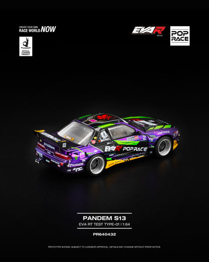 [Mocus Bán lượt mua trước] Sắp ra mắt tháng Q1/2026 mô hình xe POPRACE 1:64 Nissan S13 R EVA #432