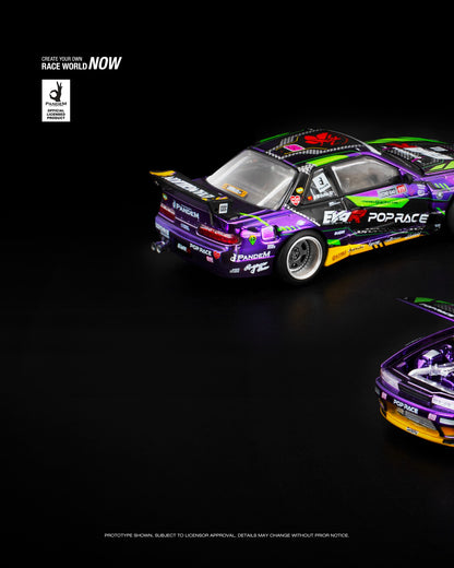 [Mocus Bán lượt mua trước] Sắp ra mắt tháng Q1/2026 mô hình xe POPRACE 1:64 Nissan S13 R EVA #432