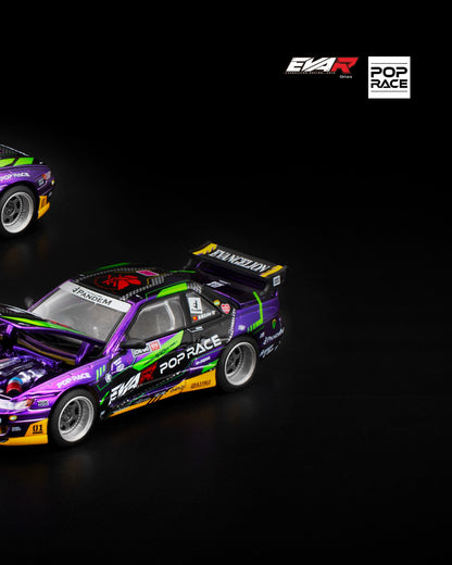 [Mocus Bán lượt mua trước] Sắp ra mắt tháng Q1/2026 mô hình xe POPRACE 1:64 Nissan S13 R EVA #432