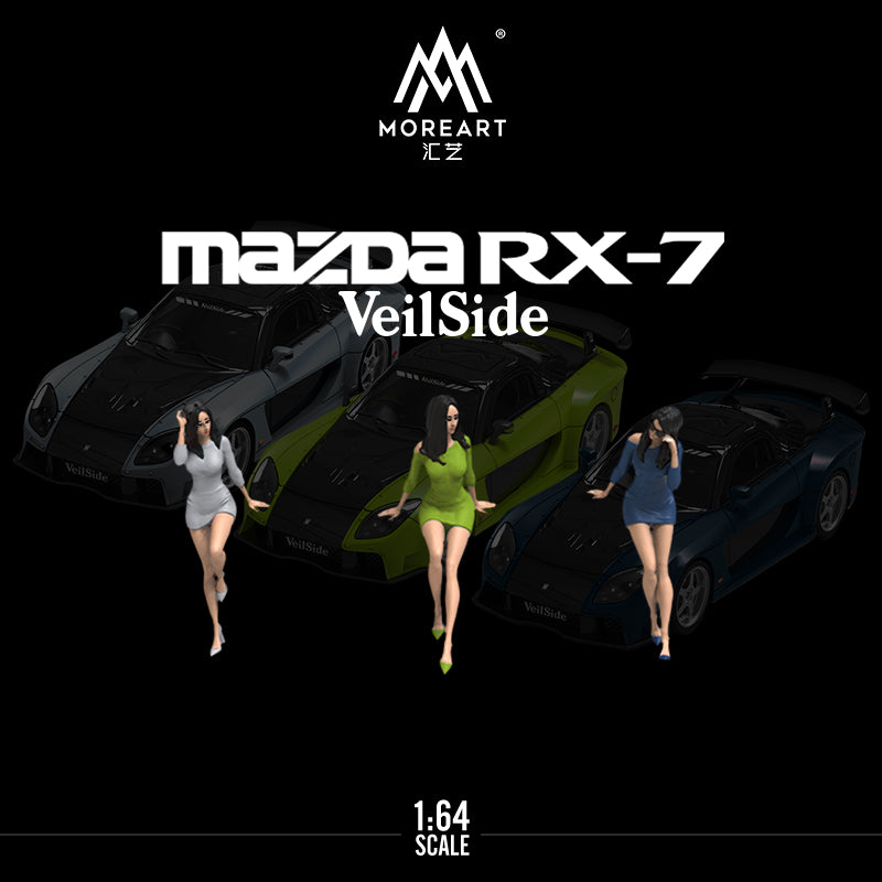 [PRE-SALE 07/2025] Mô hình xe Nissan Rx-7 Veilside the Fast and the Furious series 1/64