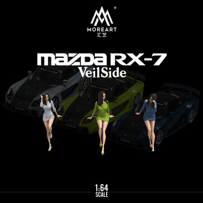[PRE-SALE 07/2025] Mô hình xe Nissan Rx-7 Veilside the Fast and the Furious series 1/64