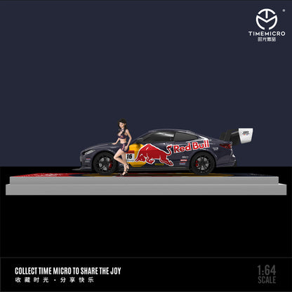 [PRE-SALE 08/2025] Mô hình xe Time Micro 1/64 BMW M4 Barbecue Edition Red Bull/Silver Bull