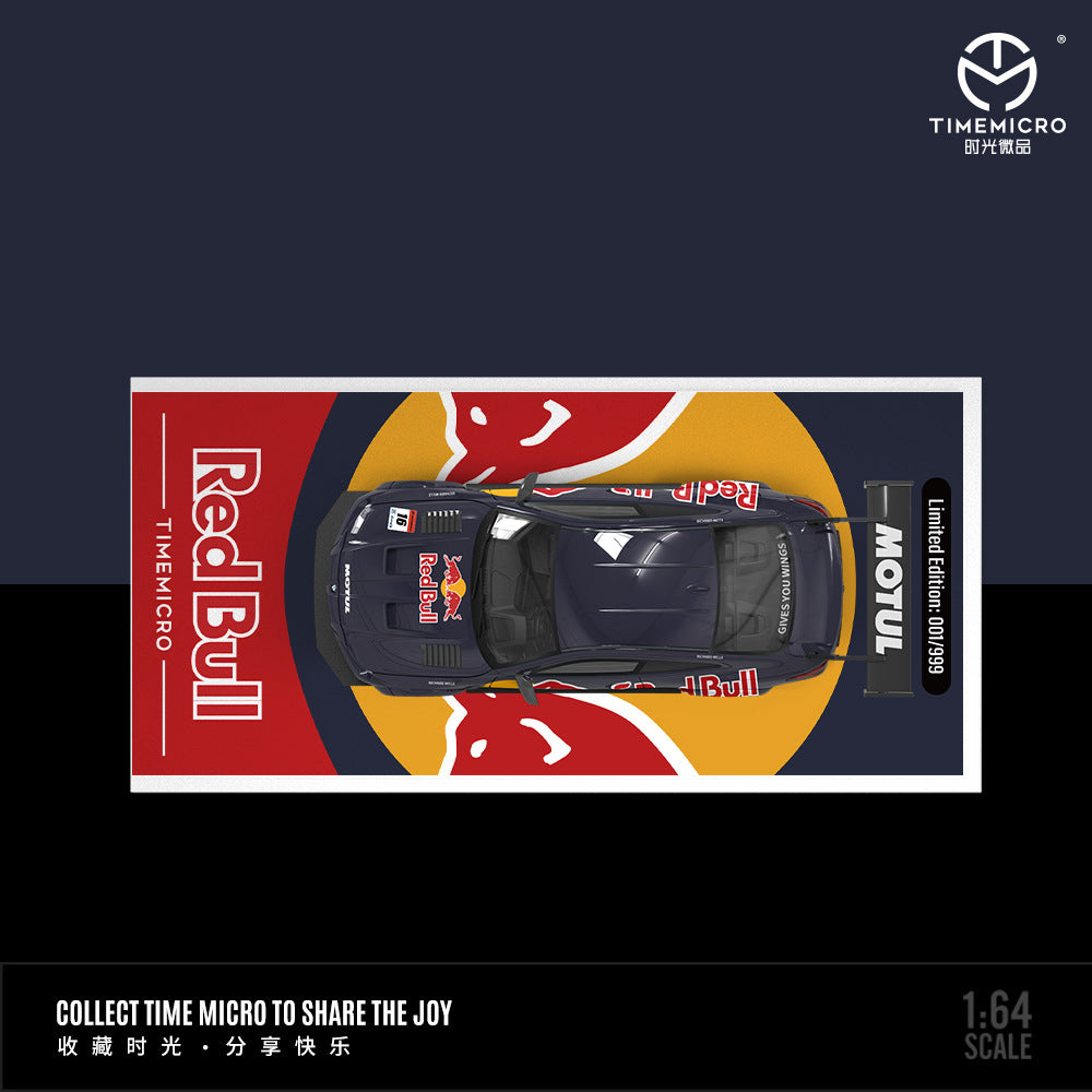 [PRE-SALE 08/2025] Mô hình xe Time Micro 1/64 BMW M4 Barbecue Edition Red Bull/Silver Bull