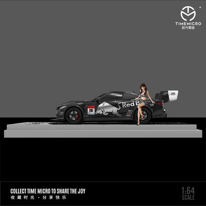 [PRE-SALE 08/2025] Mô hình xe Time Micro 1/64 BMW M4 Barbecue Edition Red Bull/Silver Bull