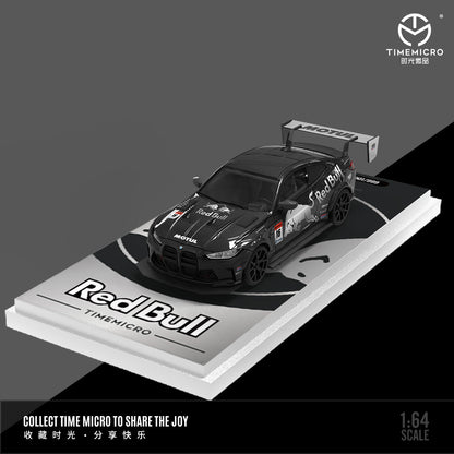 [PRE-SALE 08/2025] Mô hình xe Time Micro 1/64 BMW M4 Barbecue Edition Red Bull/Silver Bull