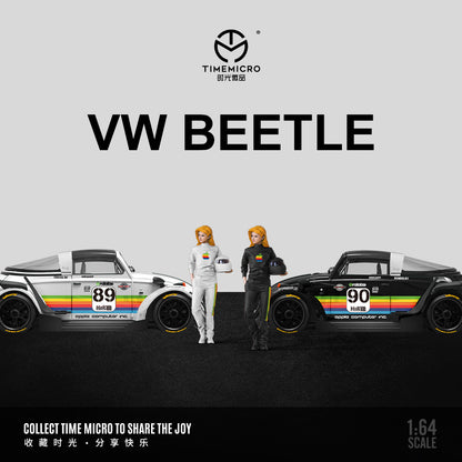 [PRE-SALE 08/2025] Mô hình xe Time Micro 1/64 Beetle Apple Black/White