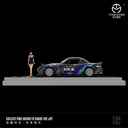 [PRE-SALE 08/2025] Mô hình xe Time Micro 1/64 Mazda MX5 ADVAN/HKS