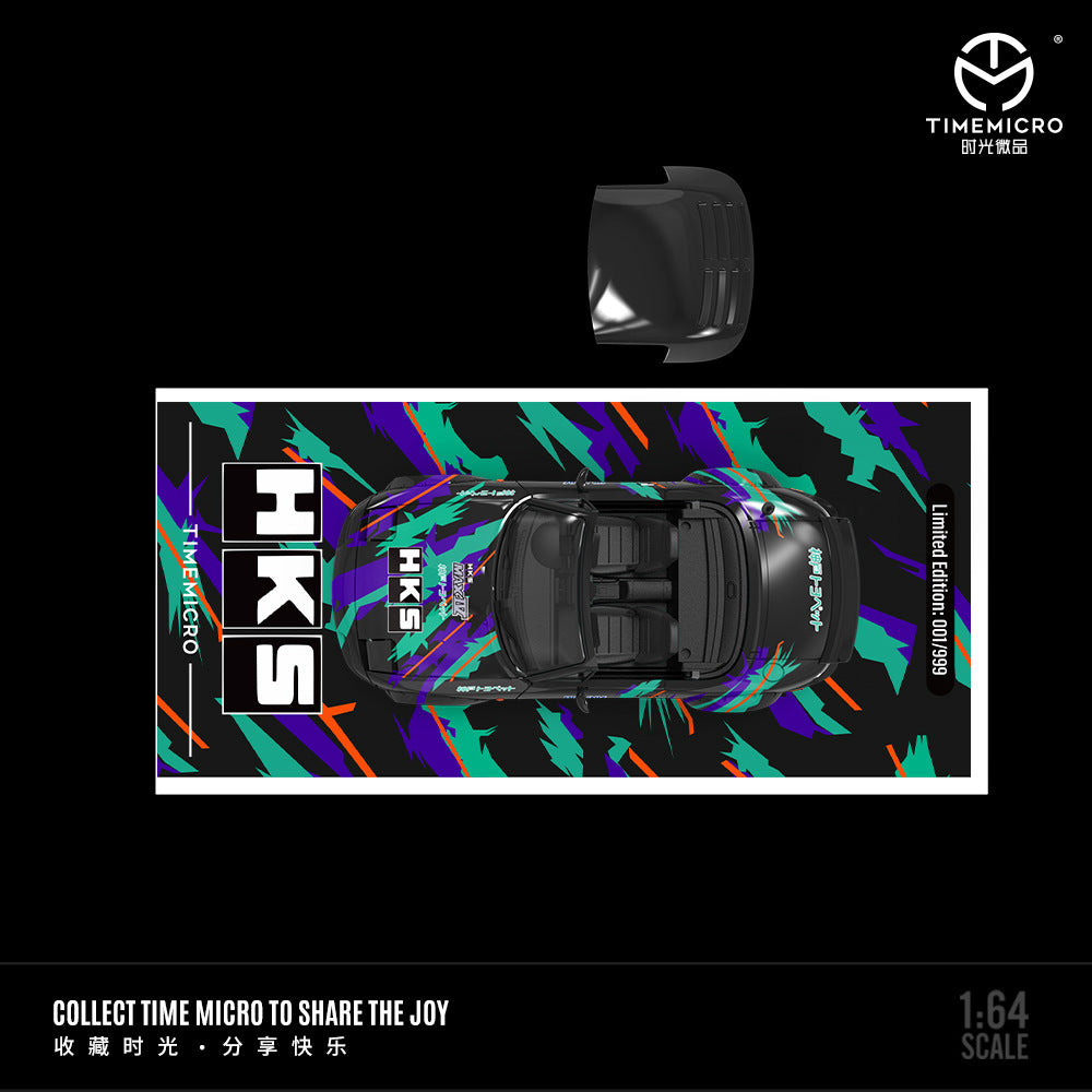 [PRE-SALE 08/2025] Mô hình xe Time Micro 1/64 Mazda MX5 ADVAN/HKS