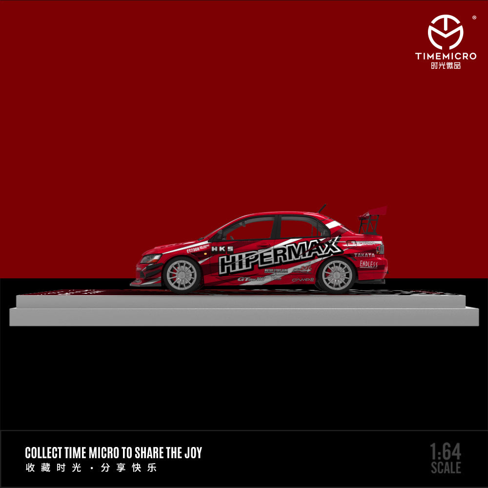 [PRE-SALE 08/2025] Mô hình xe Time Micro 1/64 Mitsubishi EVO HIPERMAX 9th generation