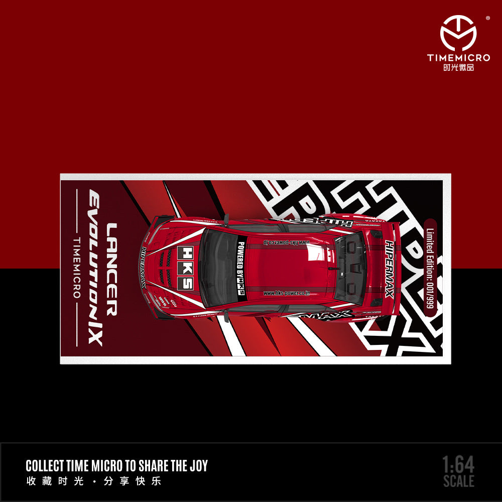 [PRE-SALE 08/2025] Mô hình xe Time Micro 1/64 Mitsubishi EVO HIPERMAX 9th generation
