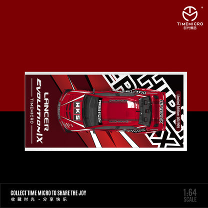 [PRE-SALE 08/2025] Mô hình xe Time Micro 1/64 Mitsubishi EVO HIPERMAX 9th generation