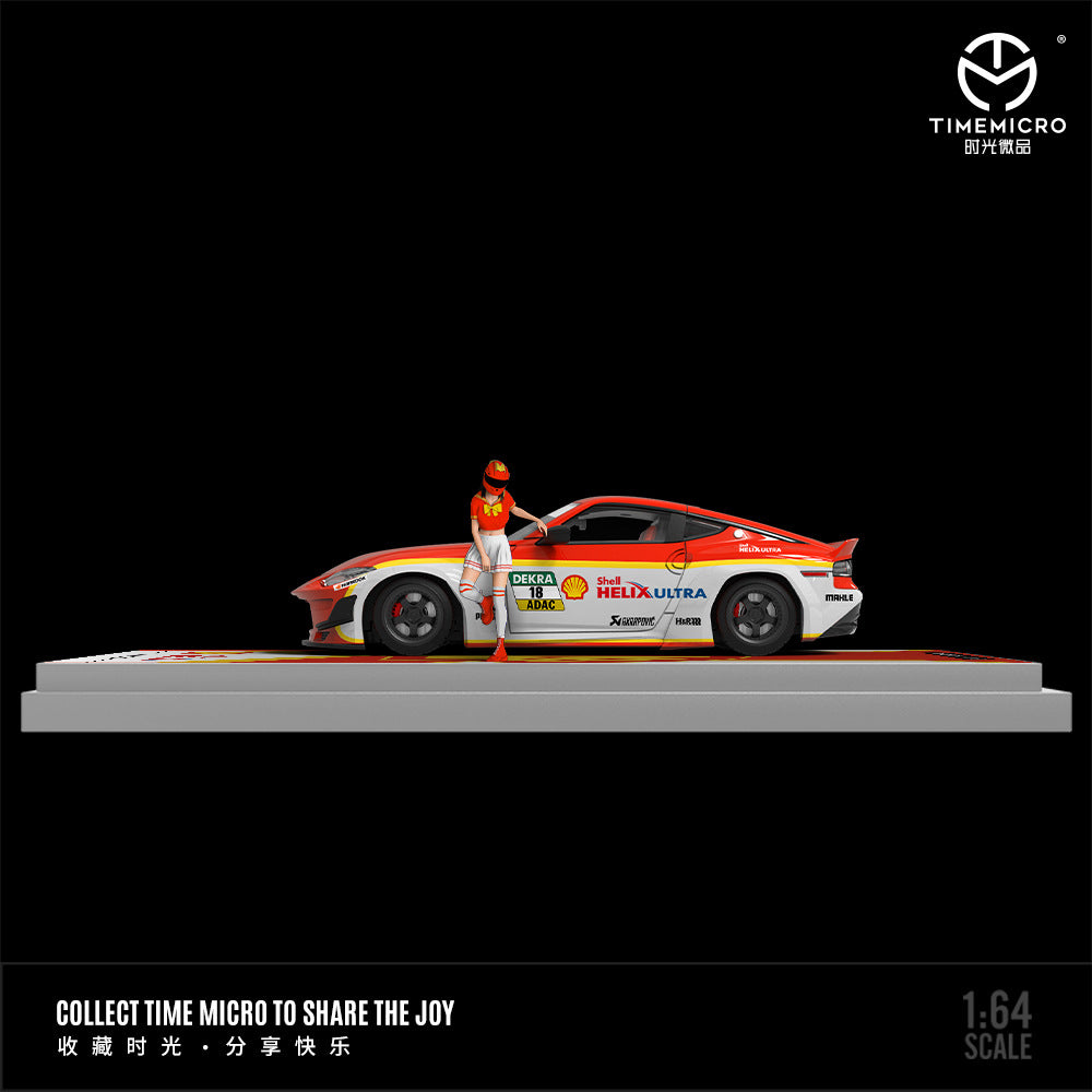 [PRE-SALE 08/2025] Mô hình xe Time Micro 1/64 Nissan 400Z Shell/Malboro