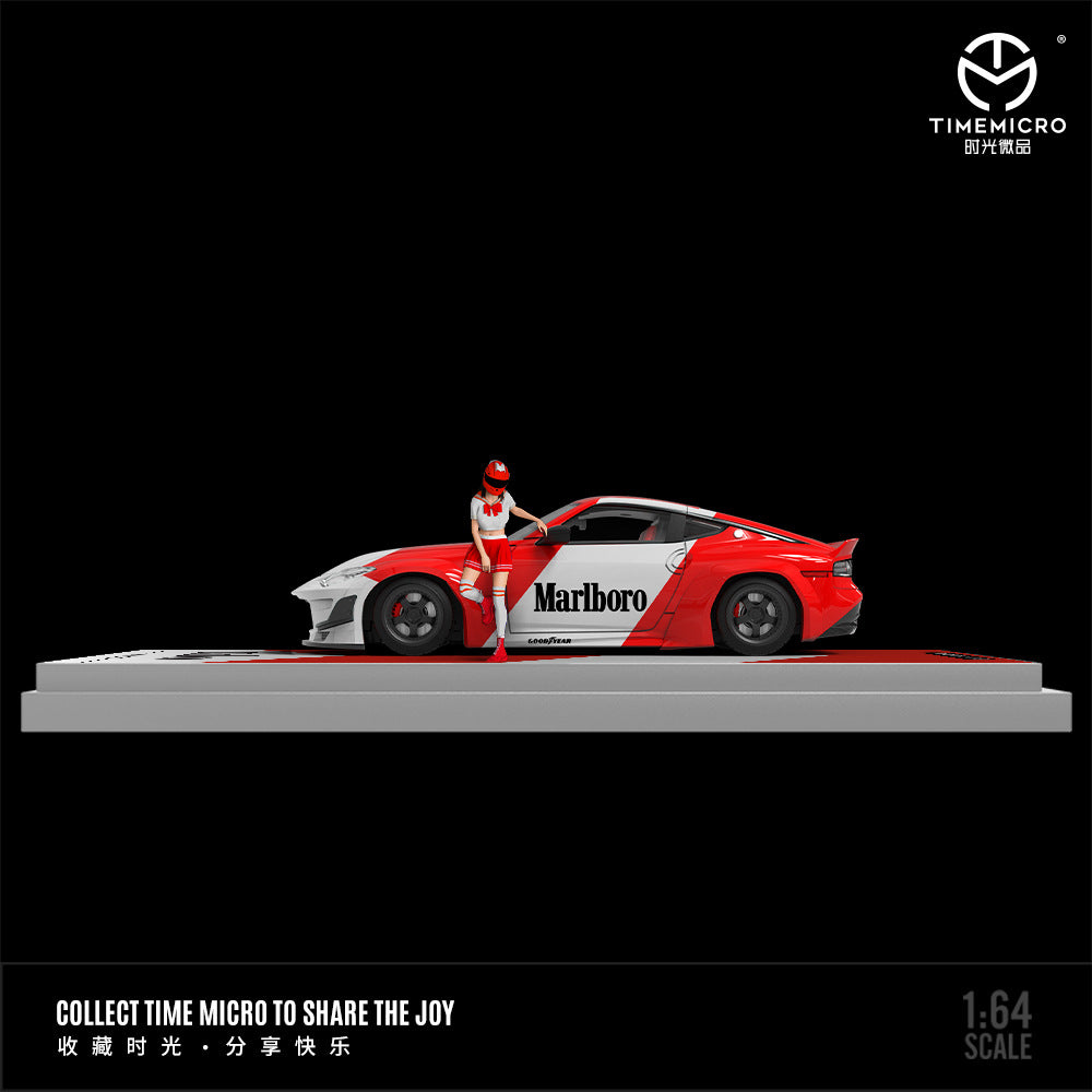 [PRE-SALE 08/2025] Mô hình xe Time Micro 1/64 Nissan 400Z Shell/Malboro
