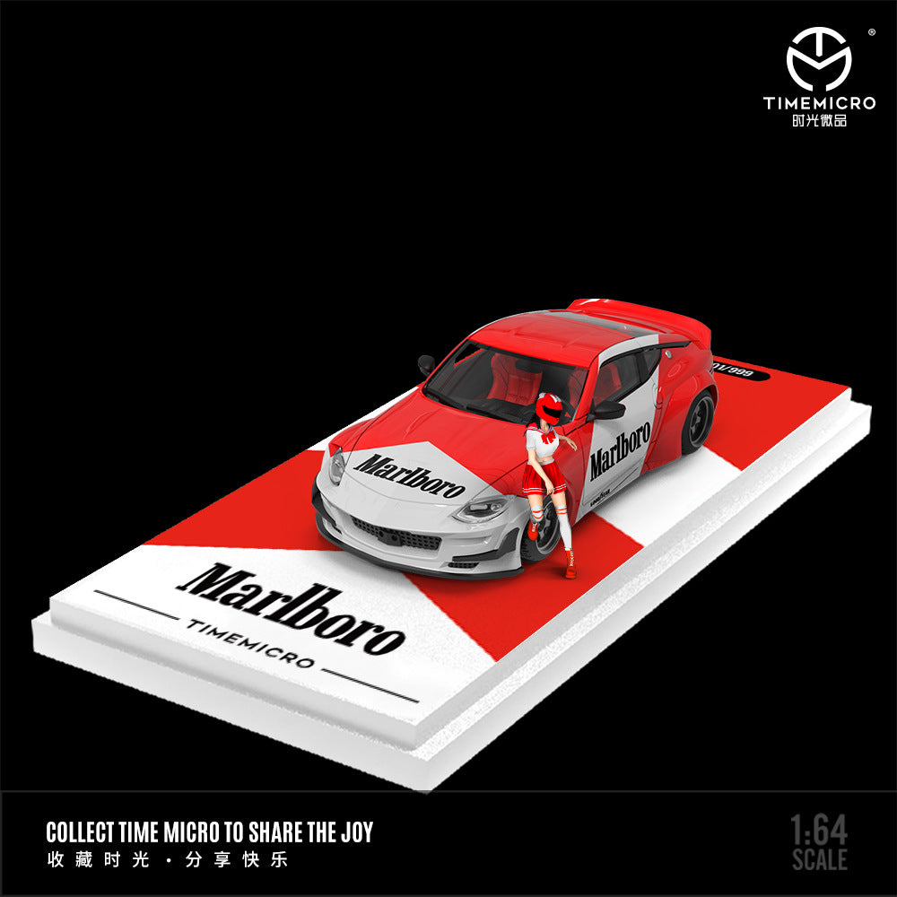 [PRE-SALE 08/2025] Mô hình xe Time Micro 1/64 Nissan 400Z Shell/Malboro