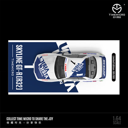 [PRE-SALE 08/2025] Mô hình xe Time Micro 1/64 Nissan GTR R32 Shiguang