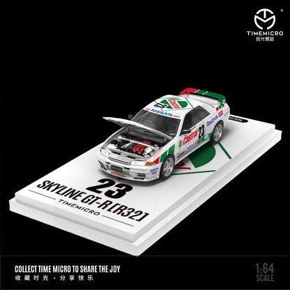 [PRE-SALE 08/2025] Mô hình xe Time Micro 1/64 Nissan GTR R32 Shiguang