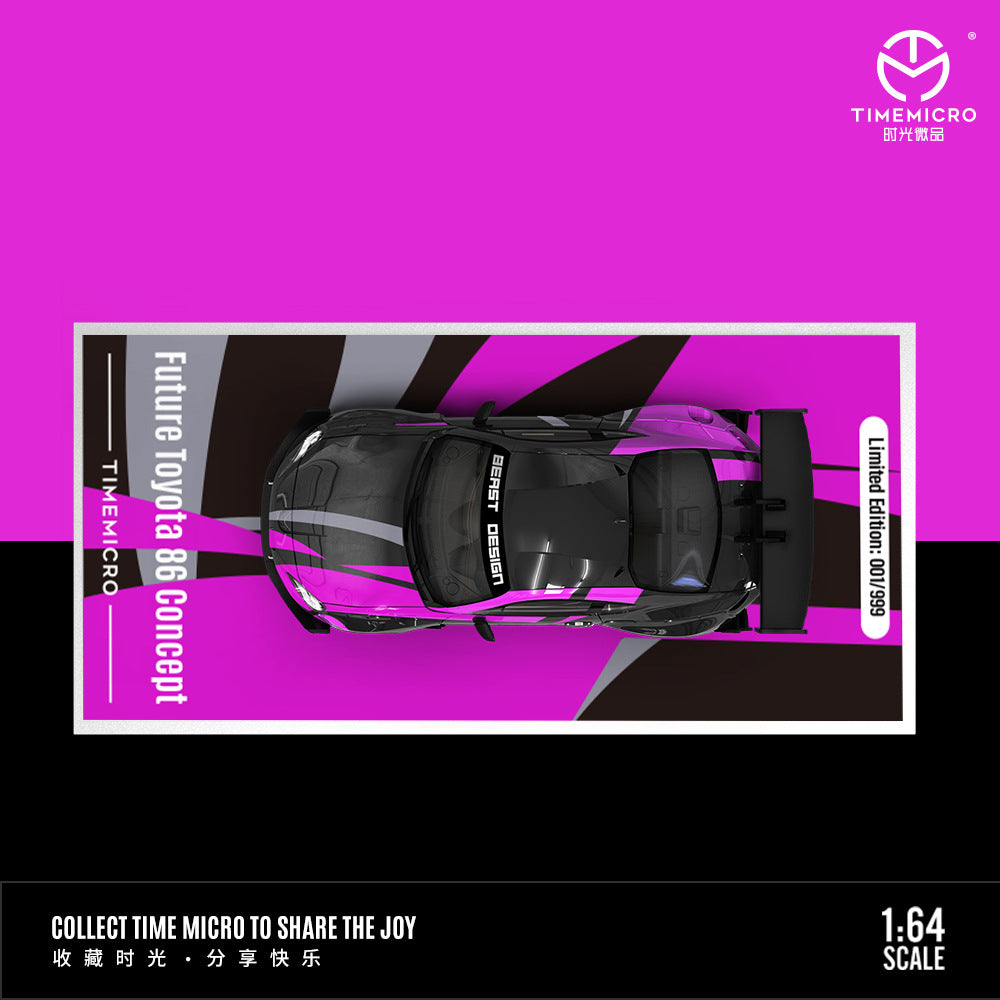 [PRE-SALE 08/2025] Mô hình xe Time Micro 1/64 Toyota 86 ShiguangTM