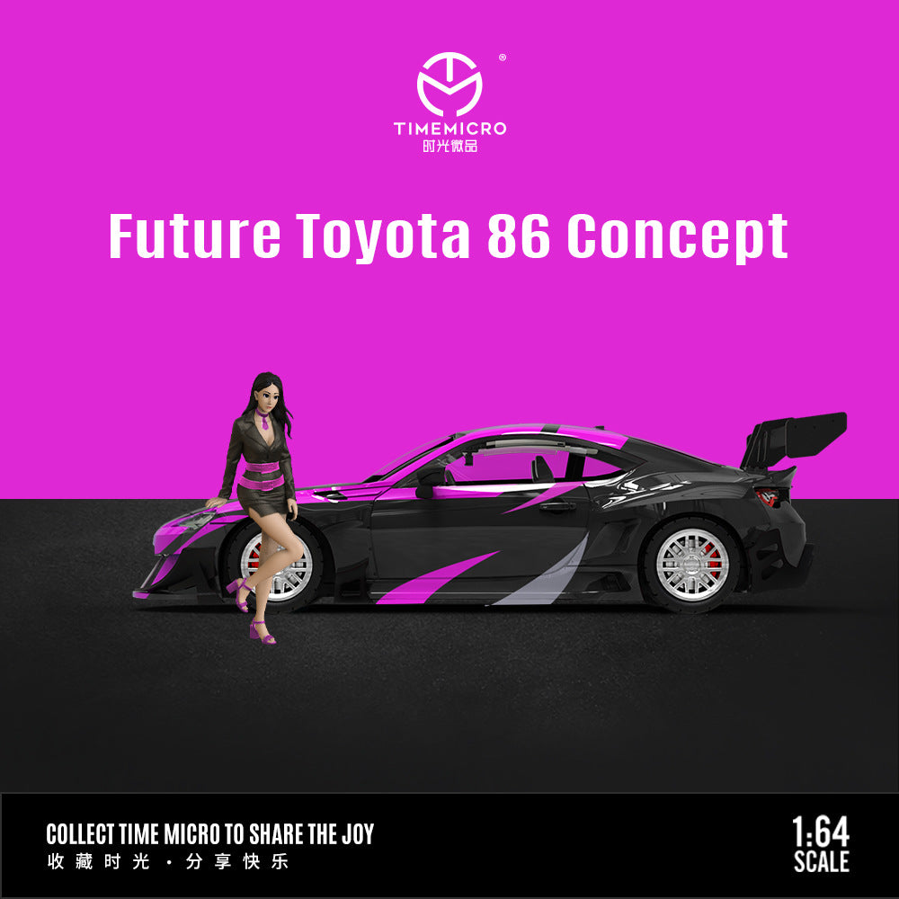 [PRE-SALE 08/2025] Mô hình xe Time Micro 1/64 Toyota 86 ShiguangTM