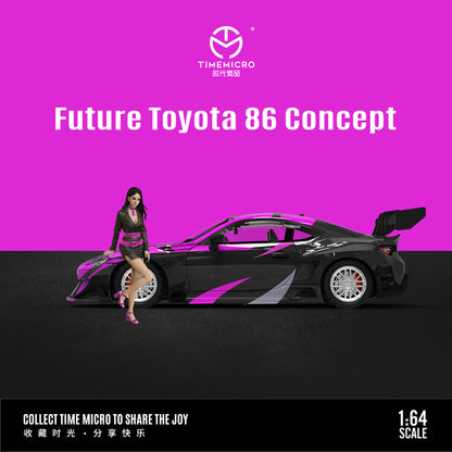 [PRE-SALE 08/2025] Mô hình xe Time Micro 1/64 Toyota 86 ShiguangTM
