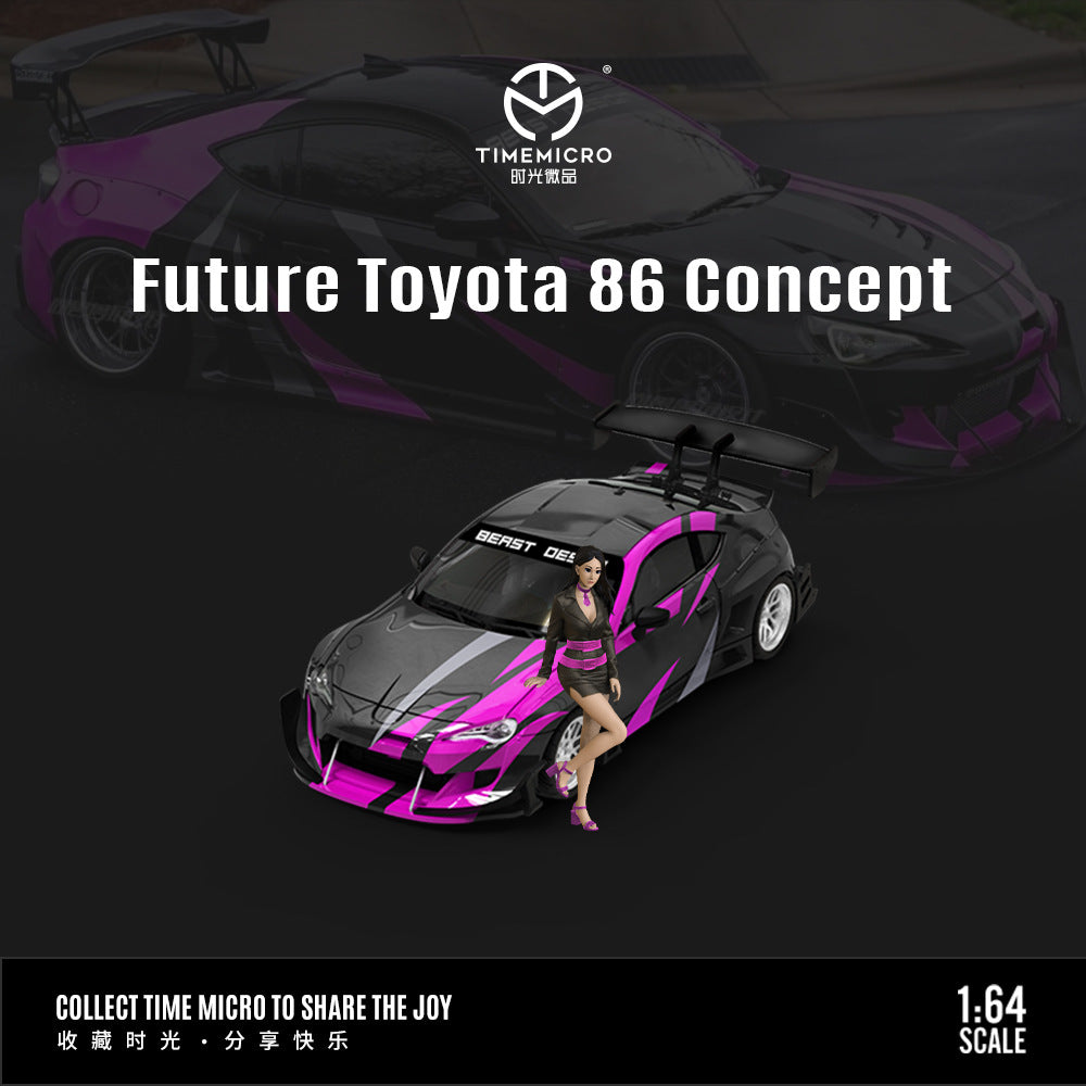 [PRE-SALE 08/2025] Mô hình xe Time Micro 1/64 Toyota 86 ShiguangTM