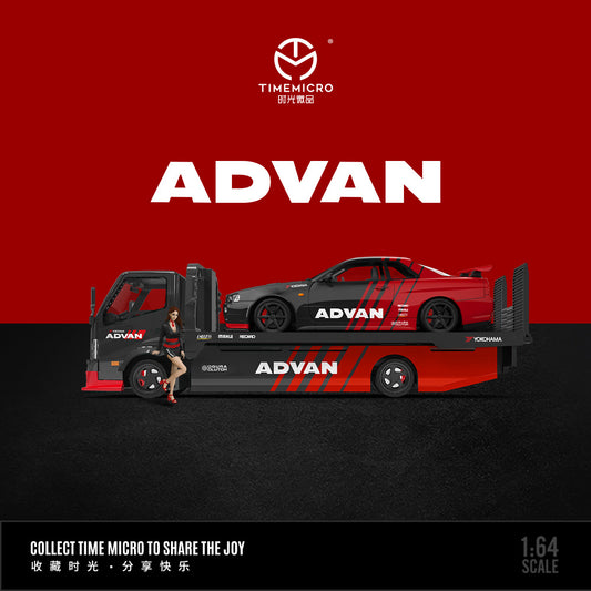 [PRE-SALE 09/2025] Mô hình xe Time Micro 1/64 GTR34 Advan