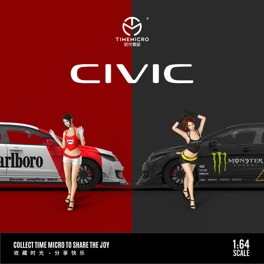 [PRE-SALE 09/2025] Mô hình xe Time Micro 1/64 Honda Civic Type R
