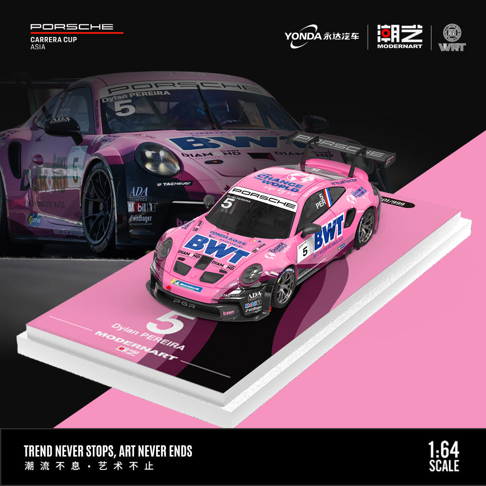 [PRE-SALE 09/2025] Mô hình xe Time Micro 1/64 Porsche 911 GT3 CUP (992)