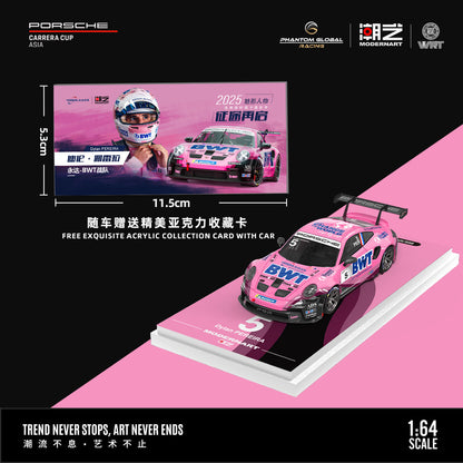 [PRE-SALE 09/2025] Mô hình xe Time Micro 1/64 Porsche 911 GT3 CUP (992)