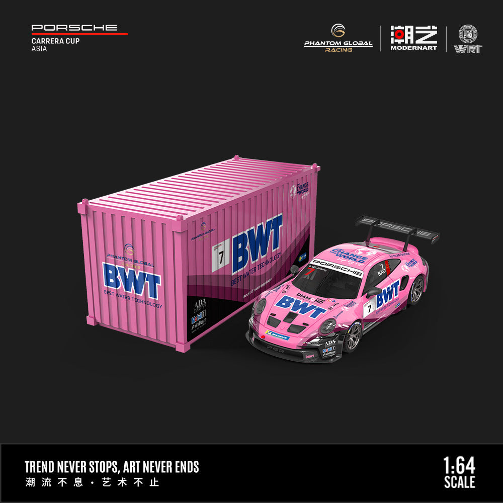 [PRE-SALE 09/2025] Mô hình xe Time Micro 1/64 Porsche 911 GT3 CUP (992)