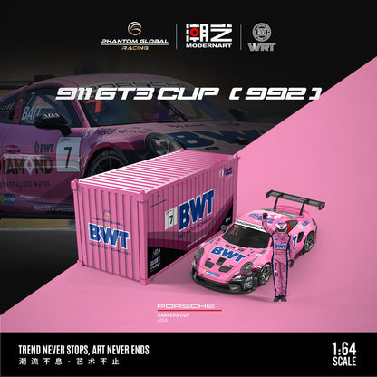 [PRE-SALE 09/2025] Mô hình xe Time Micro 1/64 Porsche 911 GT3 CUP (992)