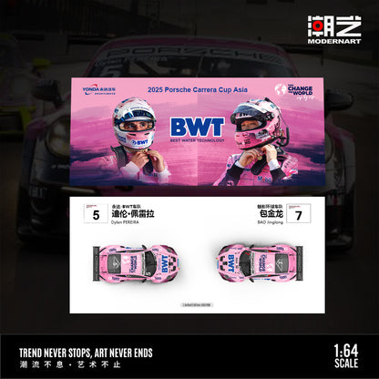 [PRE-SALE 09/2025] Mô hình xe Time Micro 1/64 Porsche 911 GT3 CUP (992)