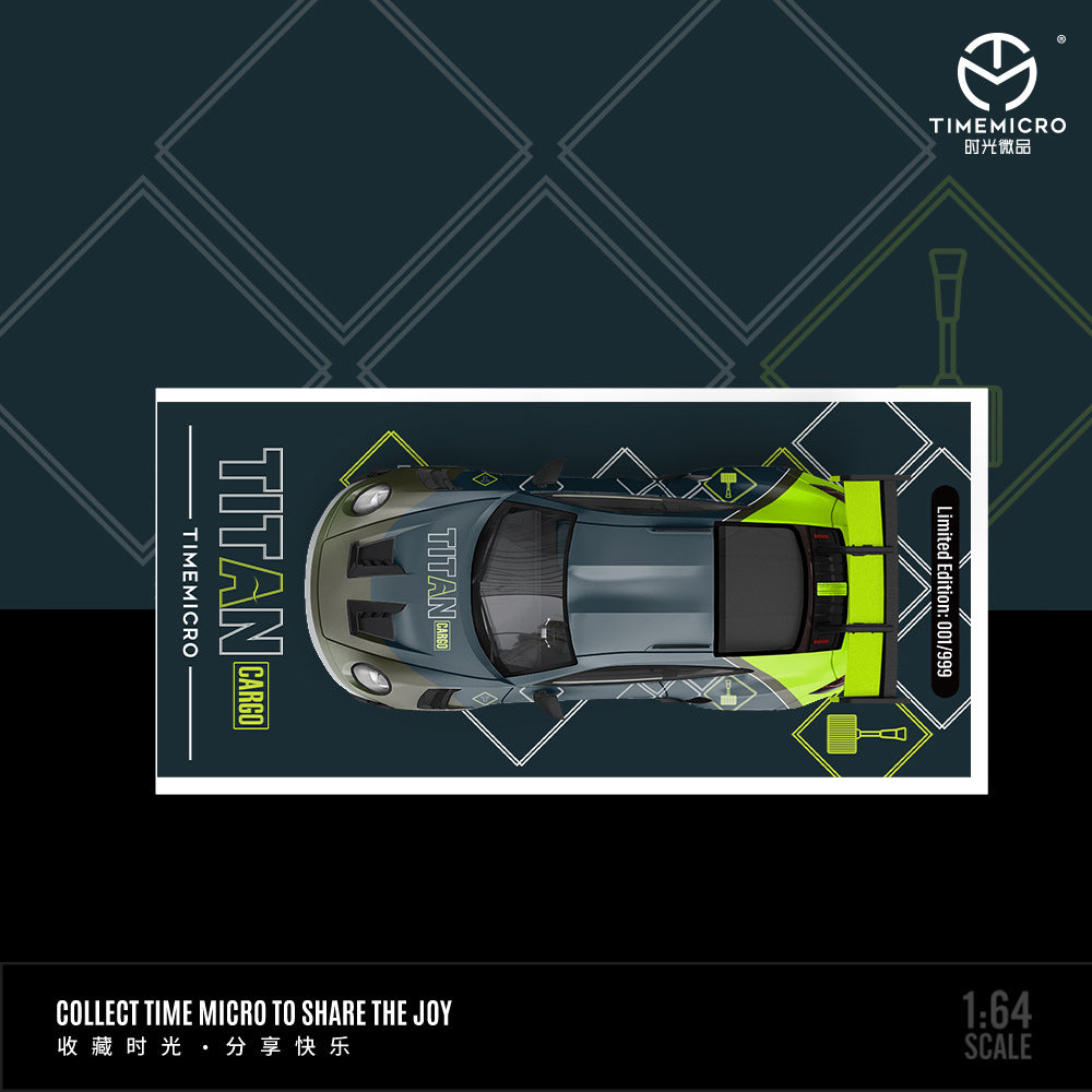 [PRE-SALE 09/2025] Mô hình xe Time Micro 1/64 Porsche 992 GT3 RS TITAN