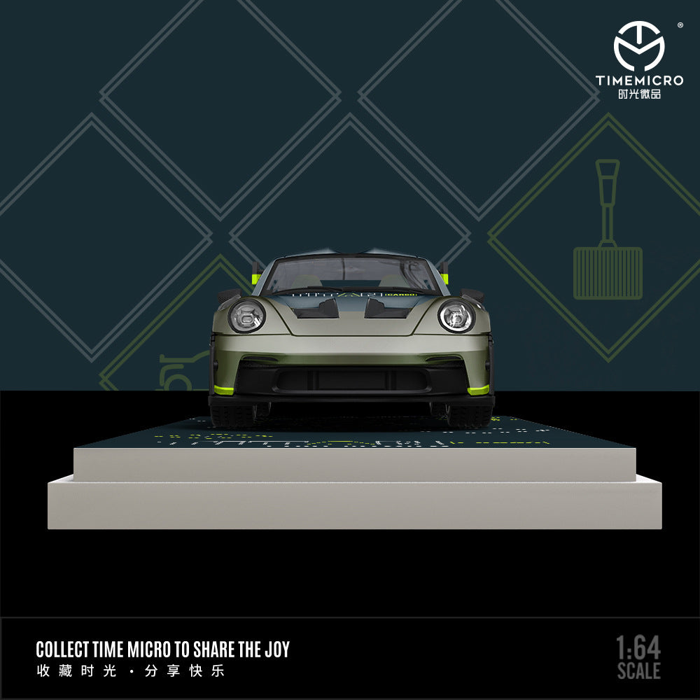 [PRE-SALE 09/2025] Mô hình xe Time Micro 1/64 Porsche 992 GT3 RS TITAN