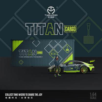 [PRE-SALE 09/2025] Mô hình xe Time Micro 1/64 Porsche 992 GT3 RS TITAN