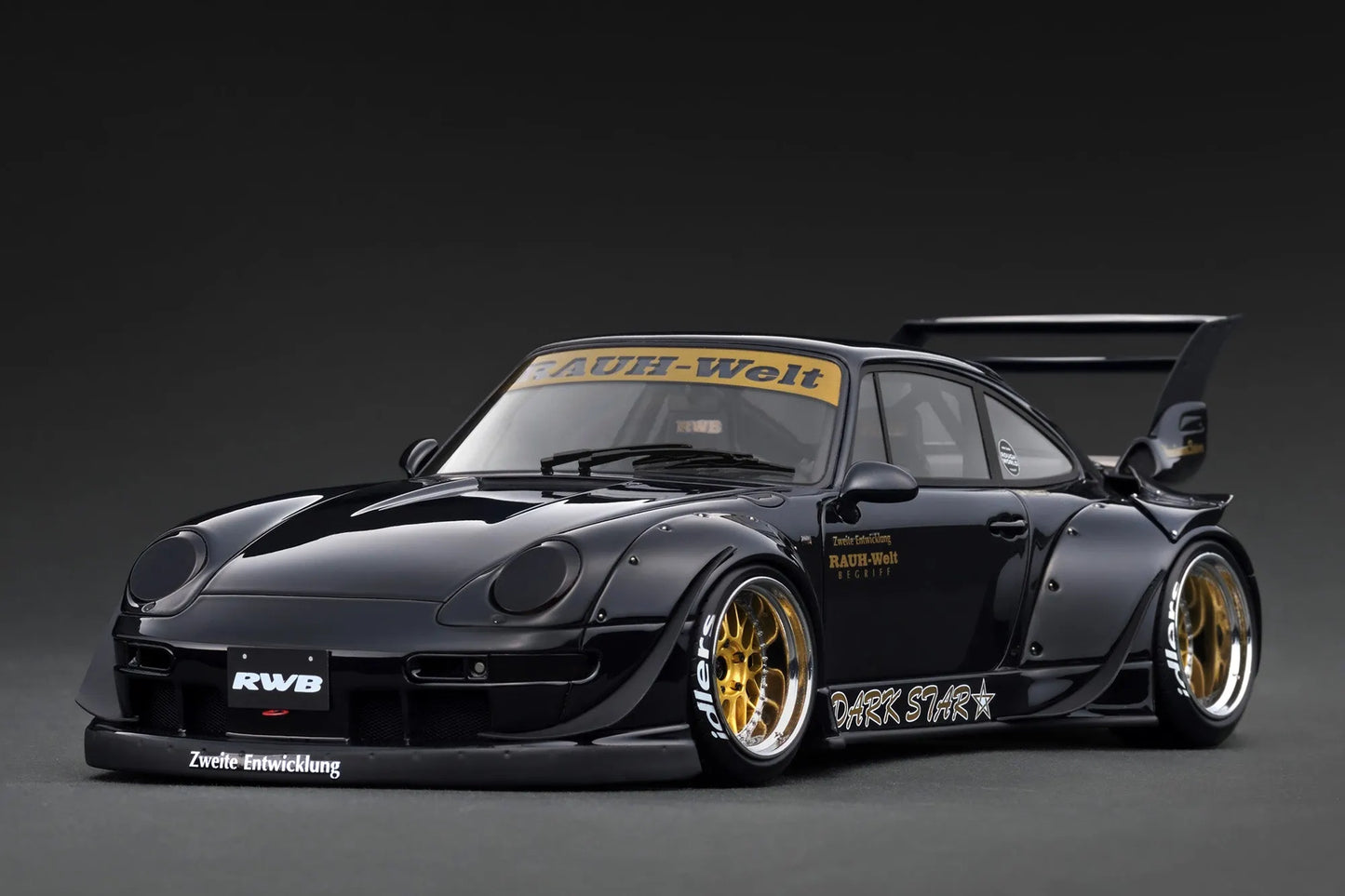 [PRE-SALE Q4/2025] Mô hình xe Ignition Model 1:18 RWB 993 Black - IG3625