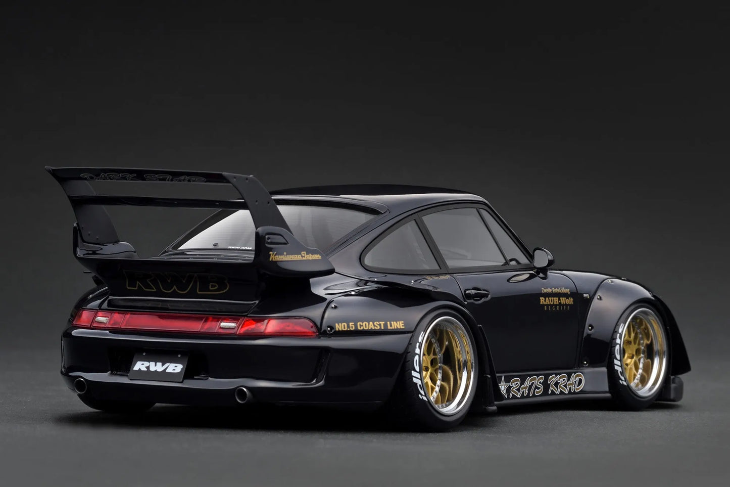 [PRE-SALE Q4/2025] Mô hình xe Ignition Model 1:18 RWB 993 Black - IG3625