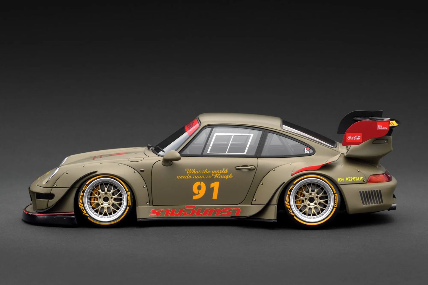 [PRE-SALE Q3/2025] Mô hình xe Ignition Model 1:18 RWB 993 Khaki - IG3626
