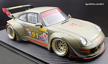 [PRE-SALE Q3/2025] Mô hình xe Ignition Model 1:18 RWB 993 Khaki - IG3626