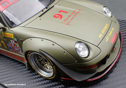 [PRE-SALE Q3/2025] Mô hình xe Ignition Model 1:18 RWB 993 Khaki - IG3626
