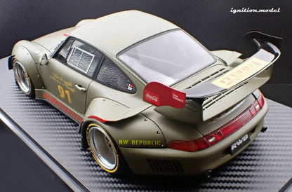 [PRE-SALE Q3/2025] Mô hình xe Ignition Model 1:18 RWB 993 Khaki - IG3626