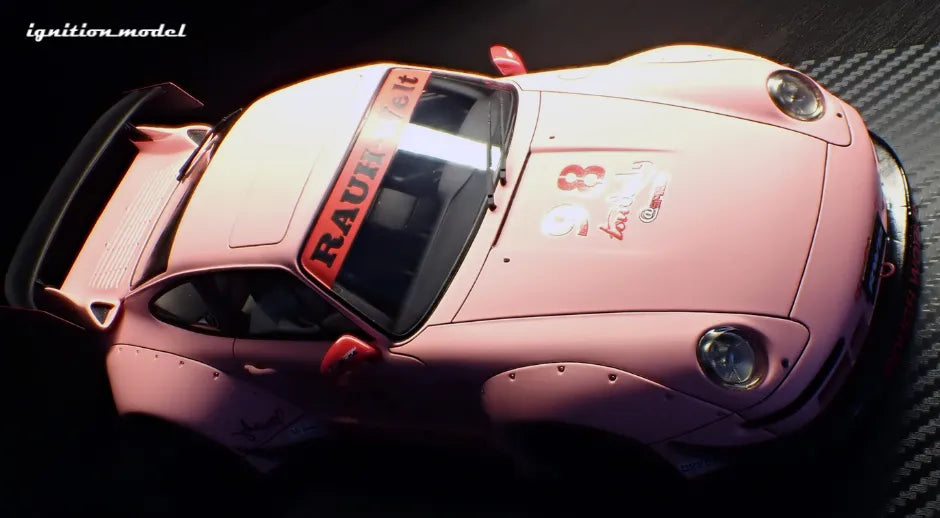 [PRE-SALE Q4/2025] Mô hình xe Ignition Model 1:18 RWB 993 Matte Pink - IG3624
