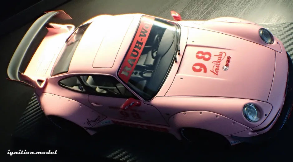 [PRE-SALE Q4/2025] Mô hình xe Ignition Model 1:18 RWB 993 Matte Pink - IG3624